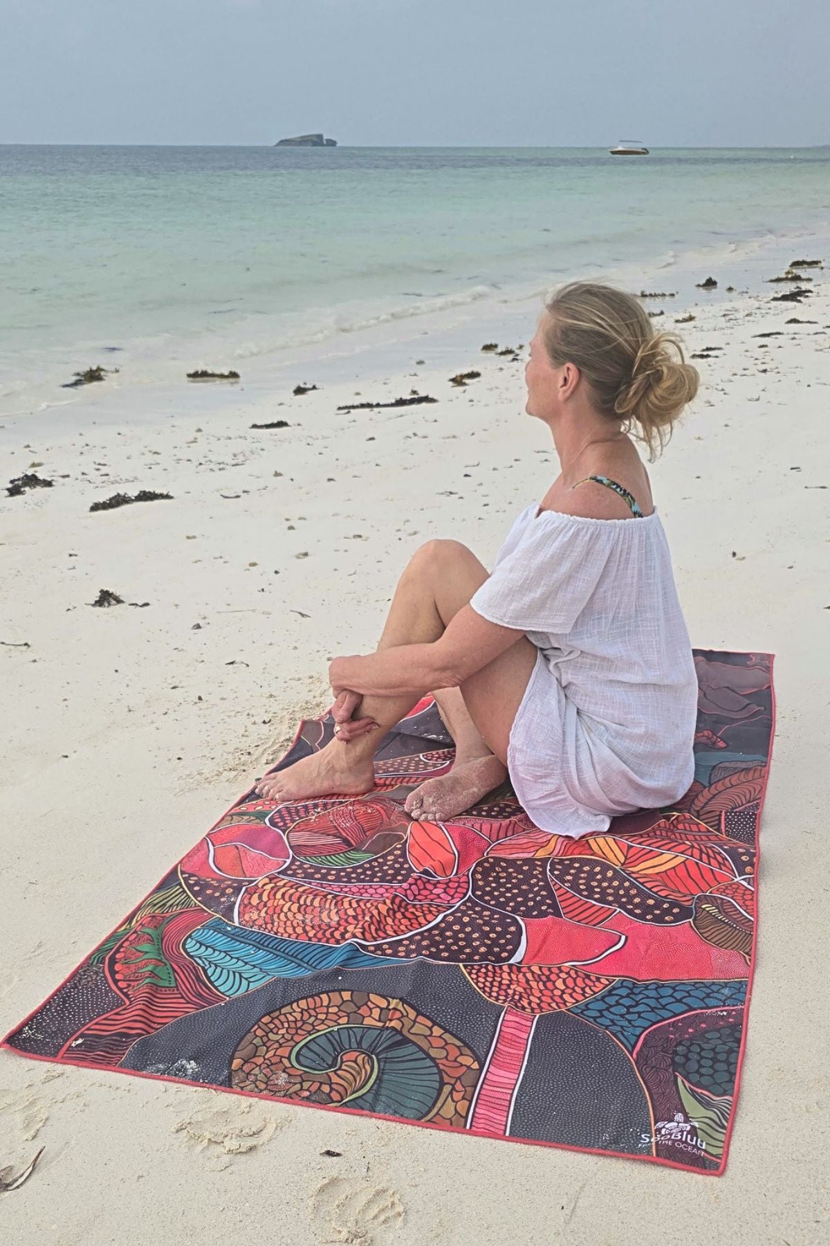 Travel Beach towel XL FLAM- 100 X 190 cm