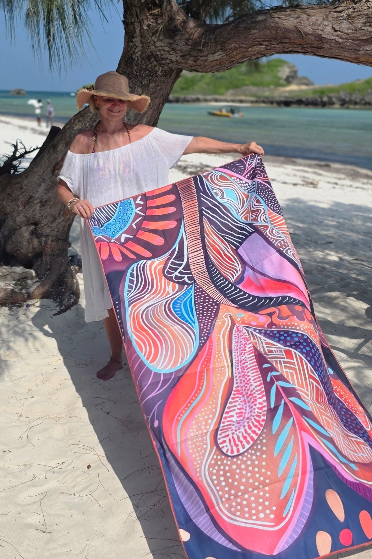 Travel Beach towel XL LOVA - 100 X 190 cm