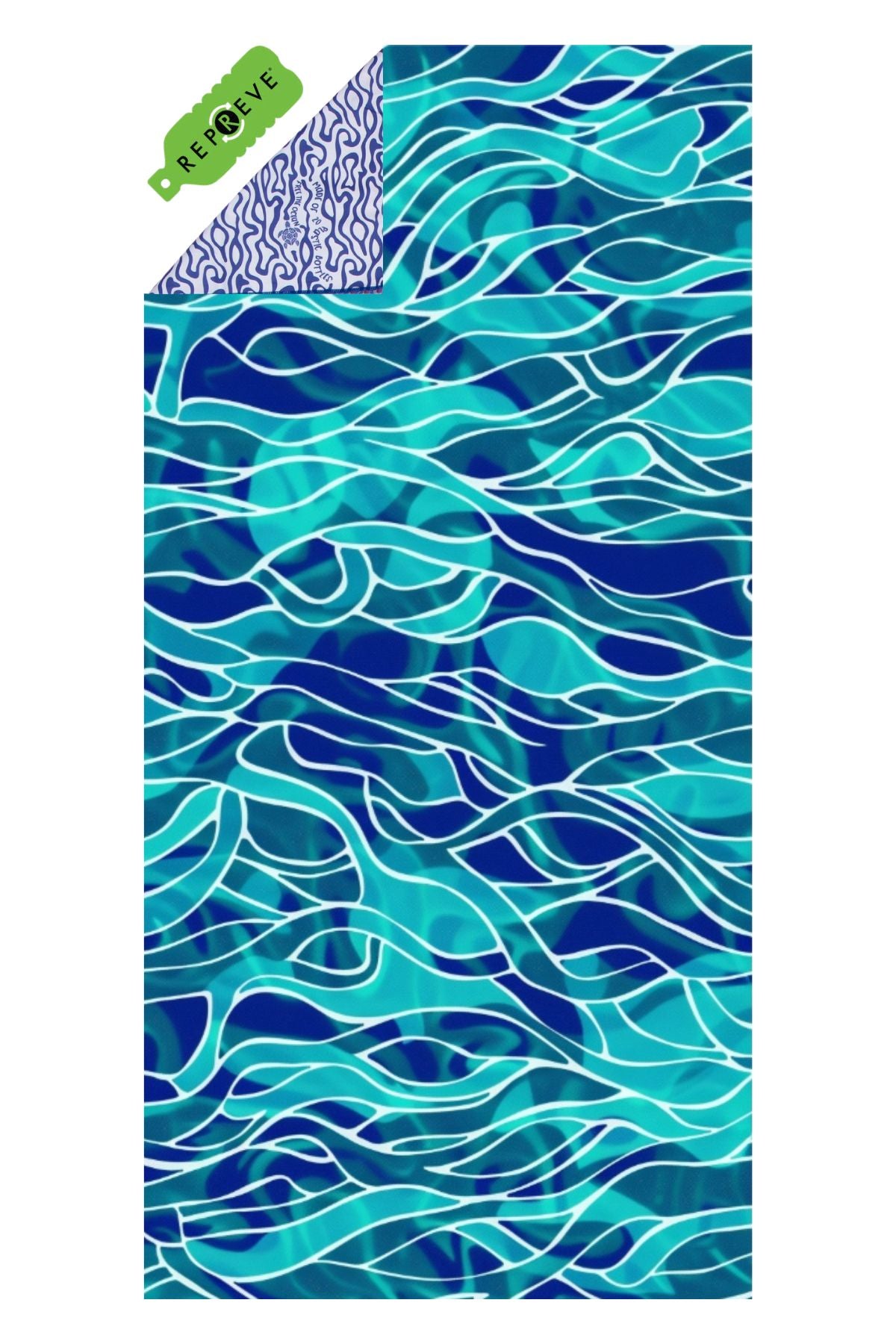 Travel Beach towel XL AQUA - 100 X 190 cm