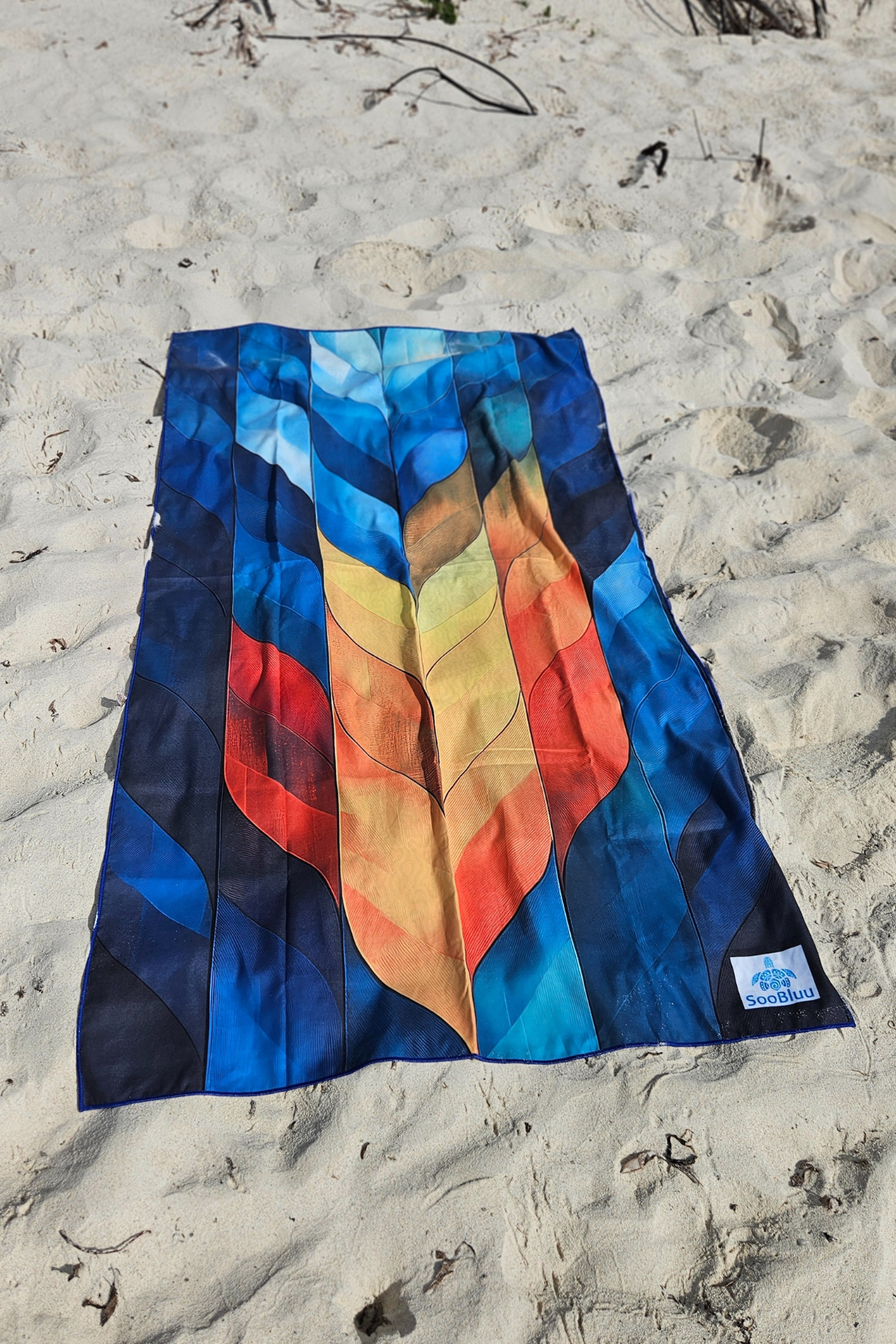 Travel Beach towel XL FLAME - 100 X 190 cm