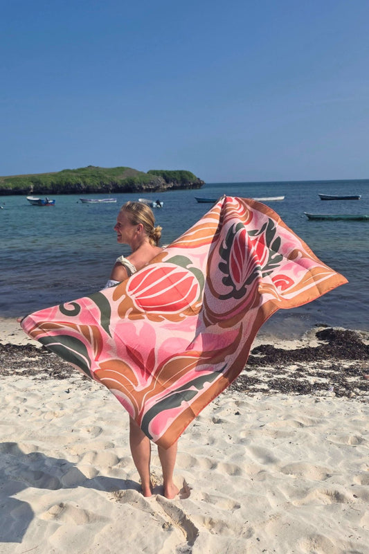 Travel Beach towel XL KAYA - 100 X 190 cm