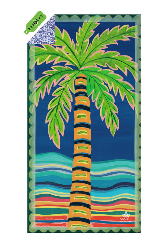 Travel Beach towel XL PALMO - 100 X 190 cm