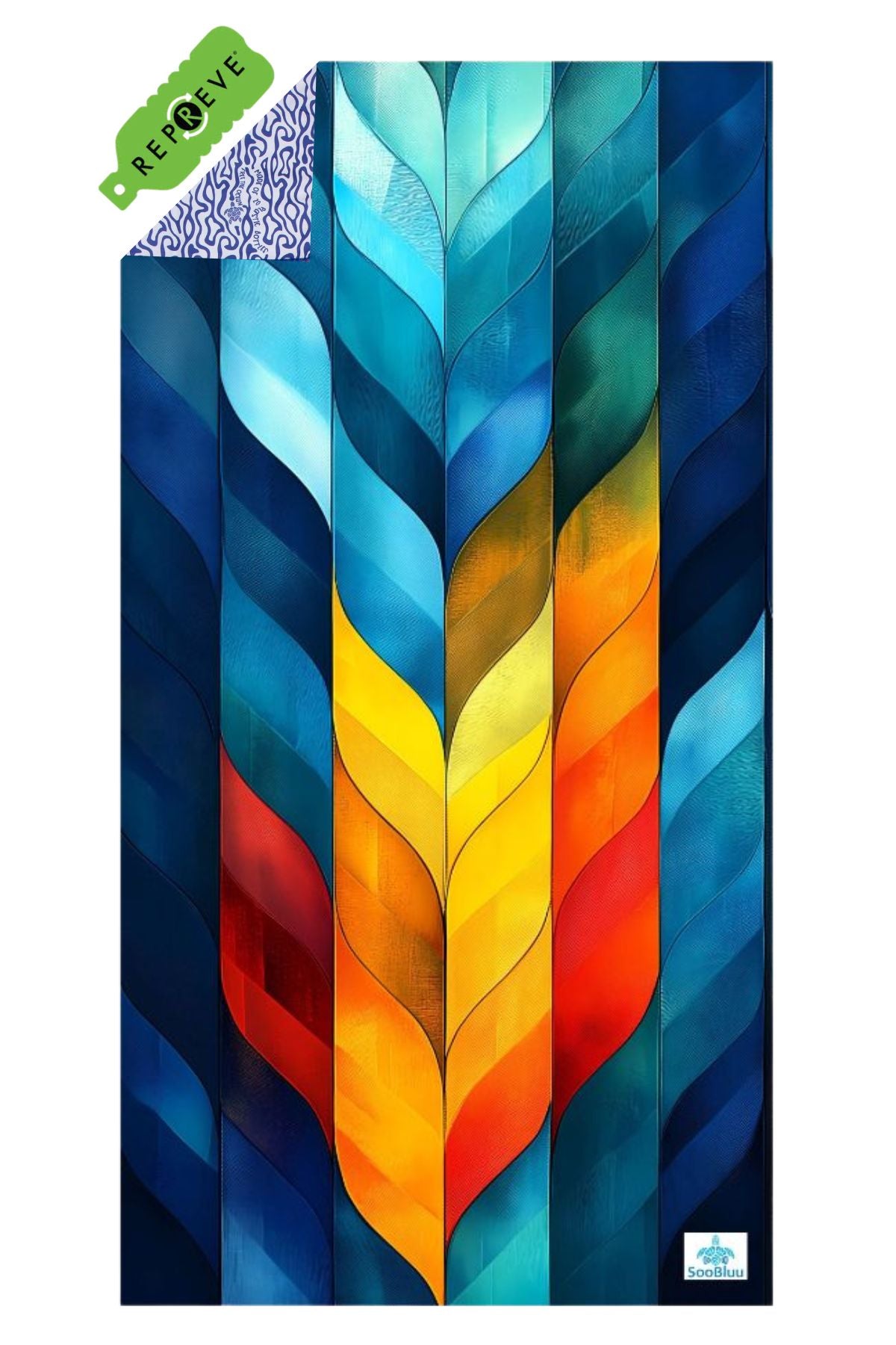 Travel Beach towel XL FLAME - 100 X 190 cm