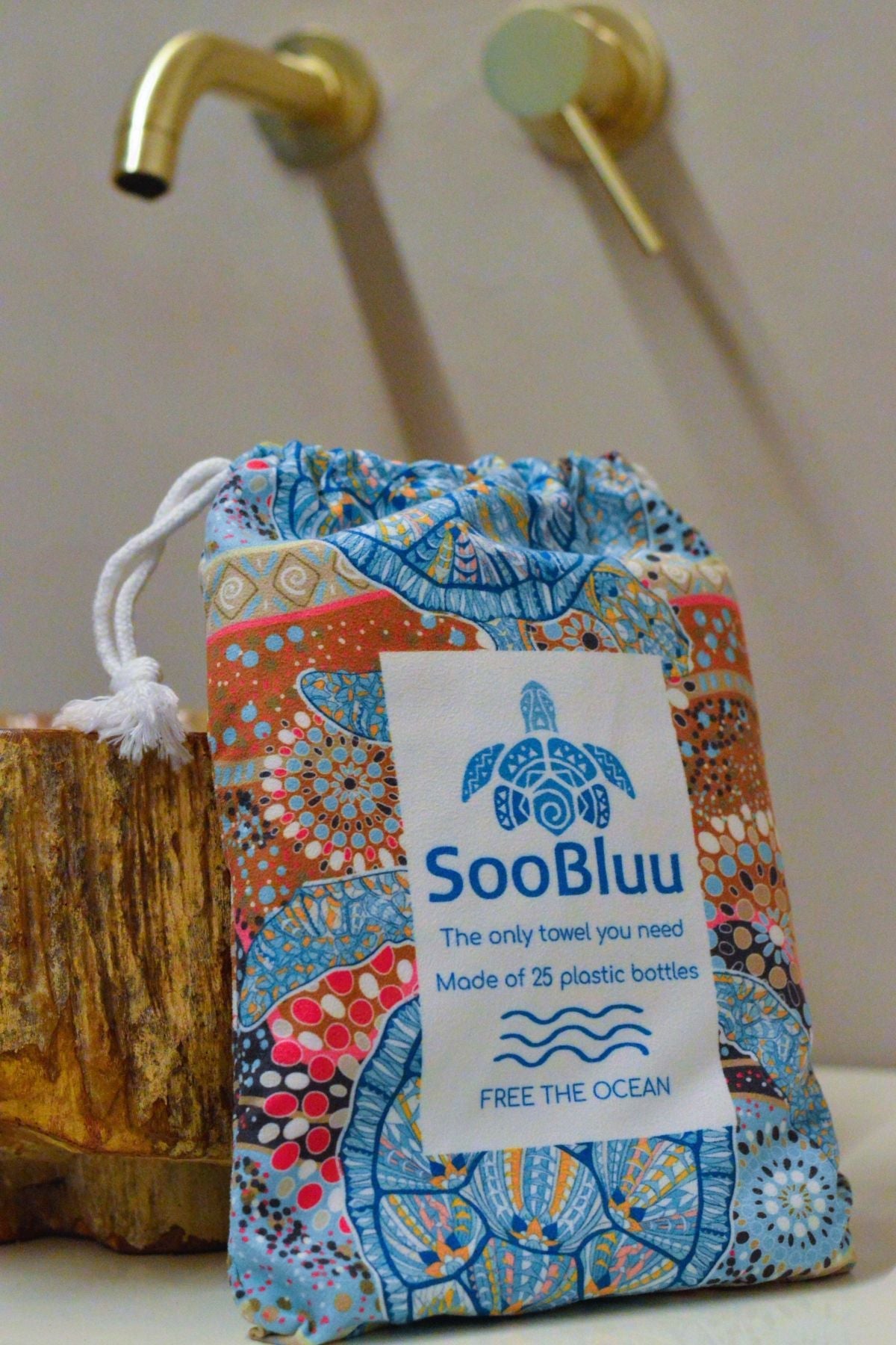 Travel Towel XL TURTLE - 100x190