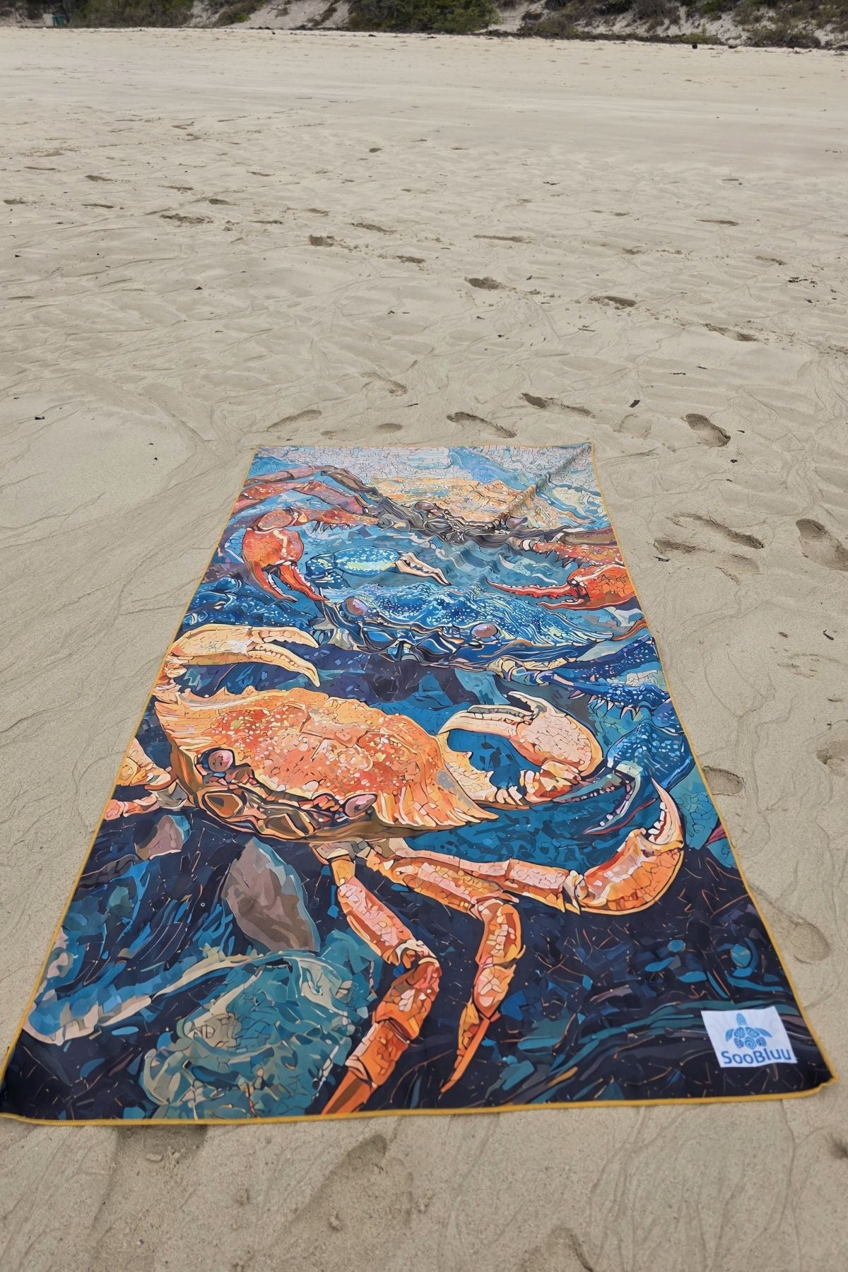 Travel Towel XL CRAB - 100 x 190