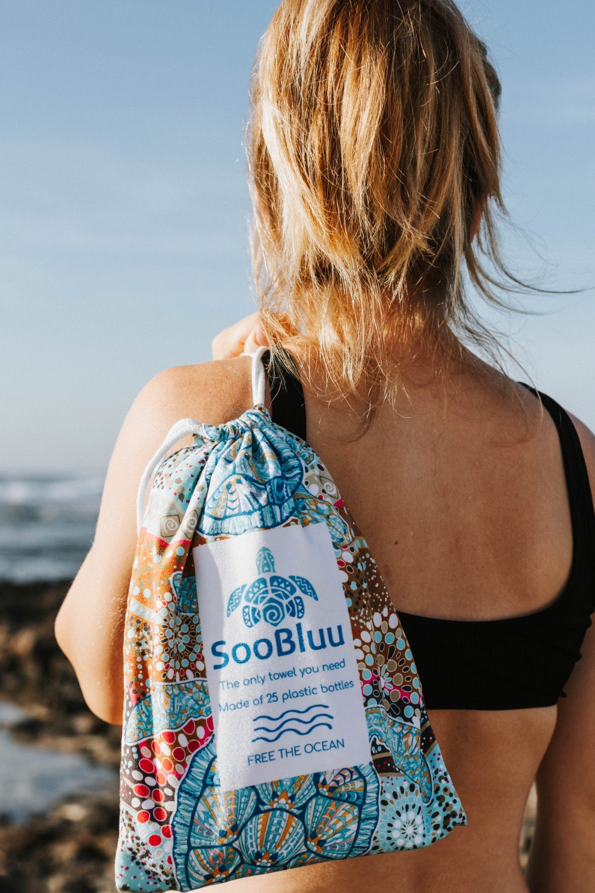 Travel Towel XL TURTLE - 100x190
