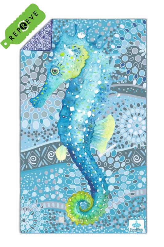 Travel beach towel  - HIPPO SMALL - 80X140 CM