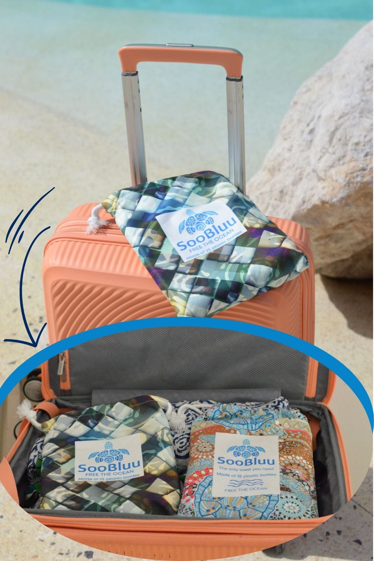 Travel Towel XL NEON - 100x190