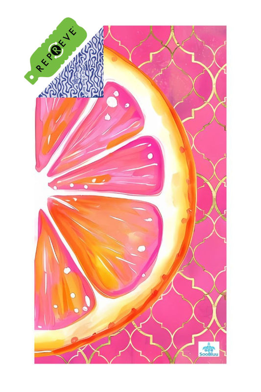 Travel beach towel Orange XS -  80 X 140 CM